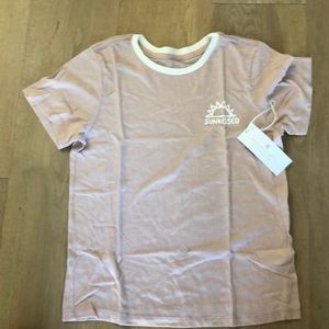 Light pink spiritual gangster t shirt
